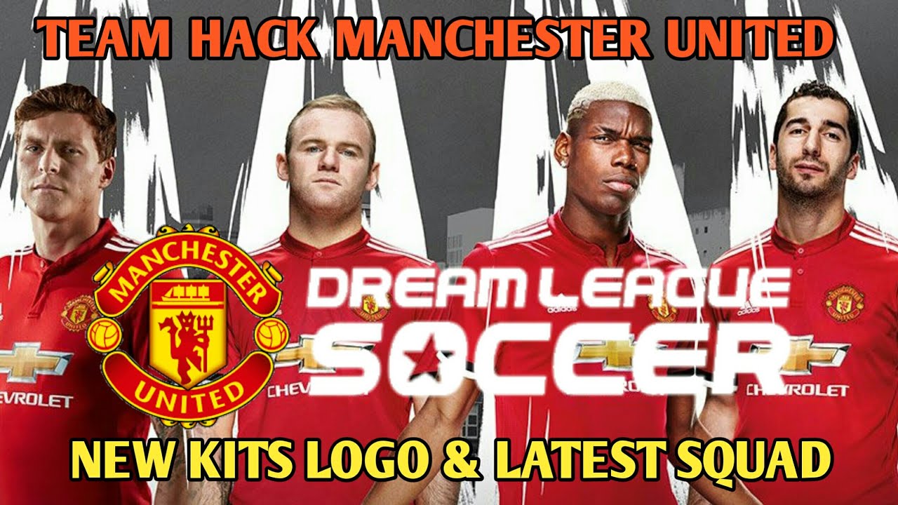 Create  Manchester United Latest Squad Kits And Logo In DLS 2018
