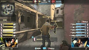 Xyp9x Barbecue Against Dignitas . The Barcelona CSGO Invitational presented by MWC - Day 3