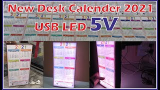 How to Make USB LED Desk Calendar 2021 || Indian Calendar 2021 screenshot 5