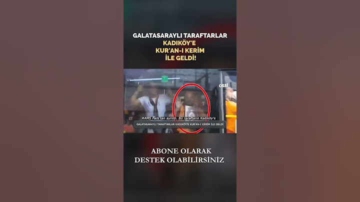 Galatasaraylı Taraftarlar Kadıköy'e Kur'an-ı Kerim ile Geldi!