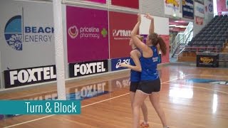 Turn & Block - NetballCoach.Tv Basic Skill #2