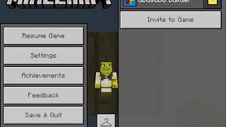 I tried the no fall damage mod for mobile in Minecraft let’s see if it works!!!