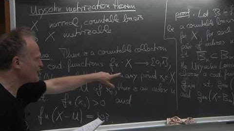 Topology - Bruno Zimmerman - Lecture 15