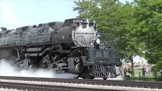 Union Pacific Big Boy 4014 Departs Gering, NE