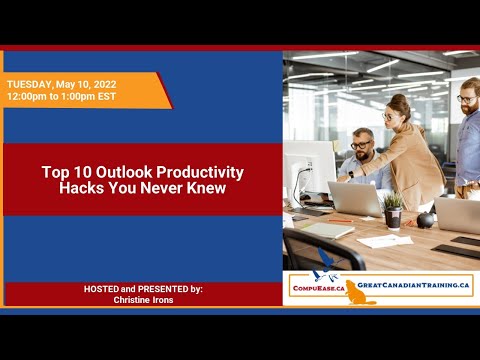 Top 10 Outlook Productivity Hacks You Never Knew - Full Webinar