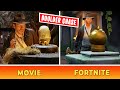 Recreating the Famous Indiana Jones BOULDER CHASE Sequence in Fortnite (Indiana Jones Crossover)