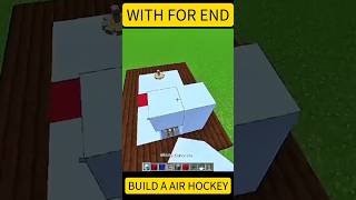 Minecraft build a air hockey #minecraft #shorts #short #viral | IN BLBB TEAM