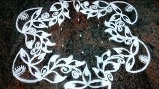 Vinayaka Chavithi Rangoli With 7×4 Dots||ganesh chathurthi rangoli kolam