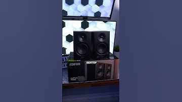 Studio monitors are better than speakers! #studiomonitors