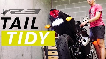 2019 Yamaha R3 Fender Eliminator Install!