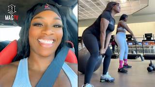 Claressa Shields Papoose Daughter Dejanae Pull Off In Her New Corvette Z06 After Workout