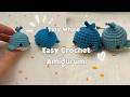 Crochet Amigurumi Whale | Easy Tiny Cute Whale Tutorial for Beginners