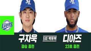 구자욱+디아즈 백투백 홈런!! 삼성 3위 실화? #베이스볼투나잇 2025.06.06