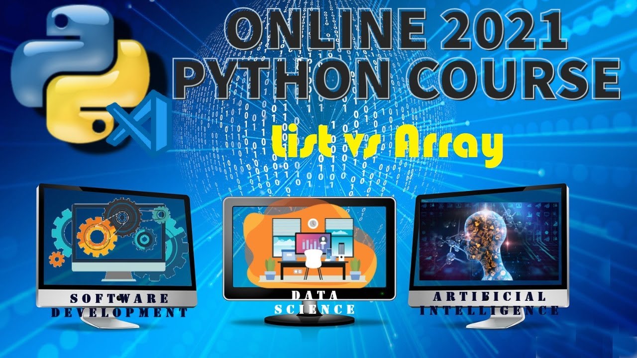 List vs Array in Python - YouTube