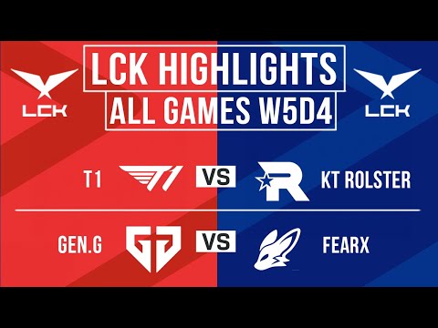 LCK Highlights ALL GAMES Week 5 Day 4 | LCK Spring 2024