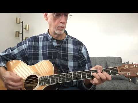 1st guitar lesson. Green River  🇺🇸 Jim Smith Acoustic Covers   CCR