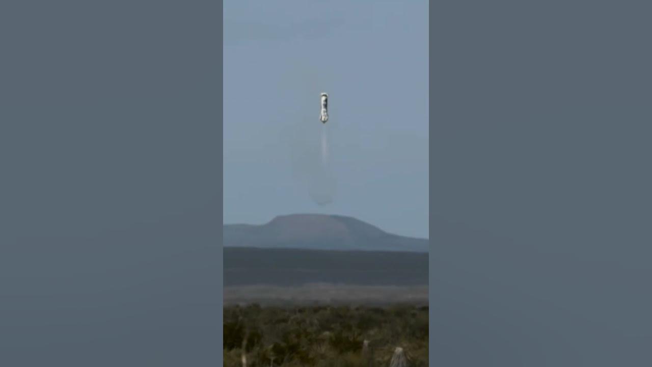 Blue Origin rocket launch, with landing! YouTube