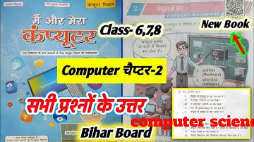 Class 6 ,7,8 Computer Science chapter 2 Question Answer Bihar Board | कंप्यूटर के अंग प्रश्न उत्तर