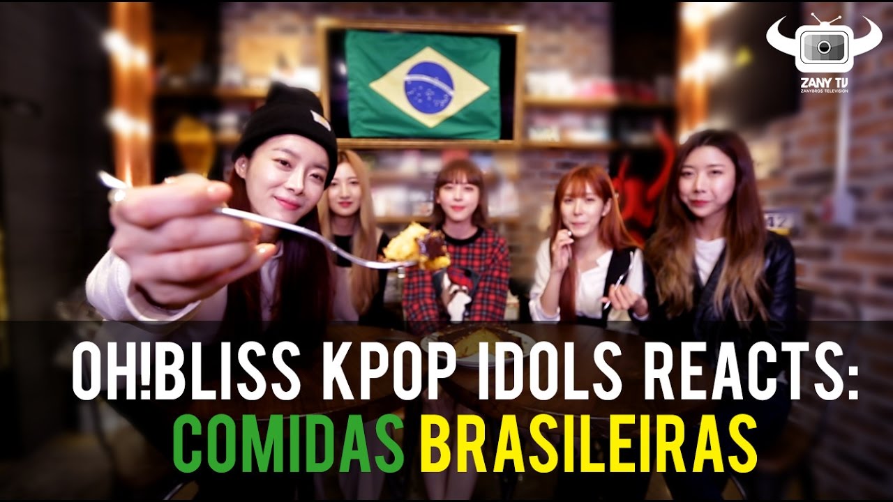 [KPOP IDOLS REACT] OH!BLISS AND BRAZILIAN SNACKS