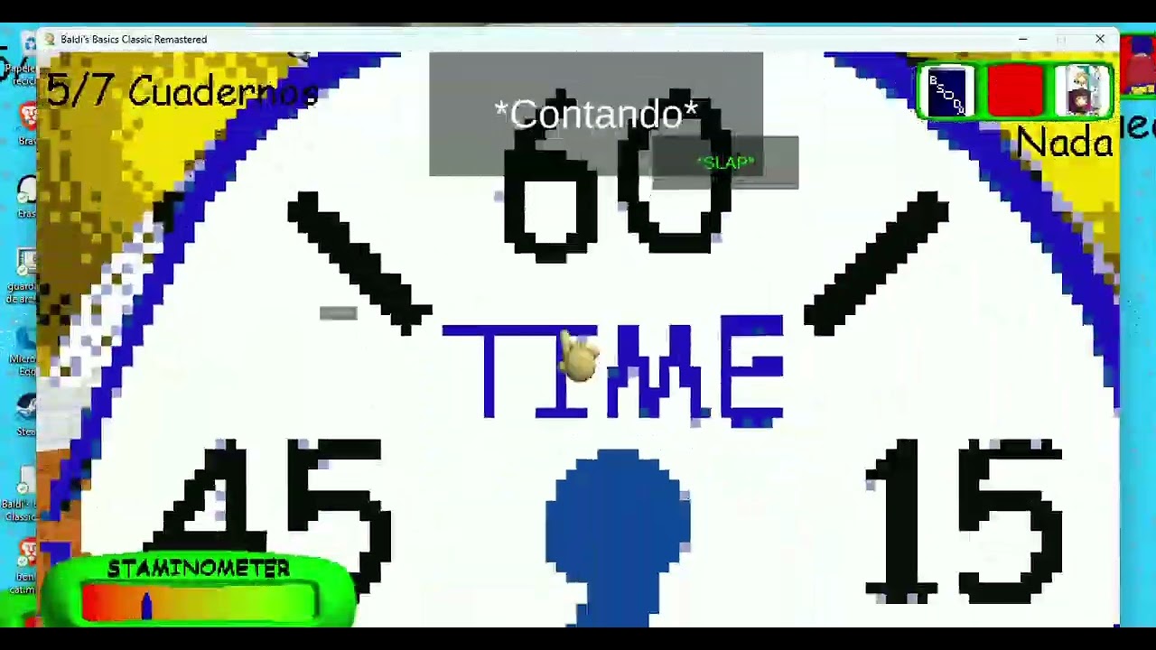 intentado pasarse el baldi bassic demo plus