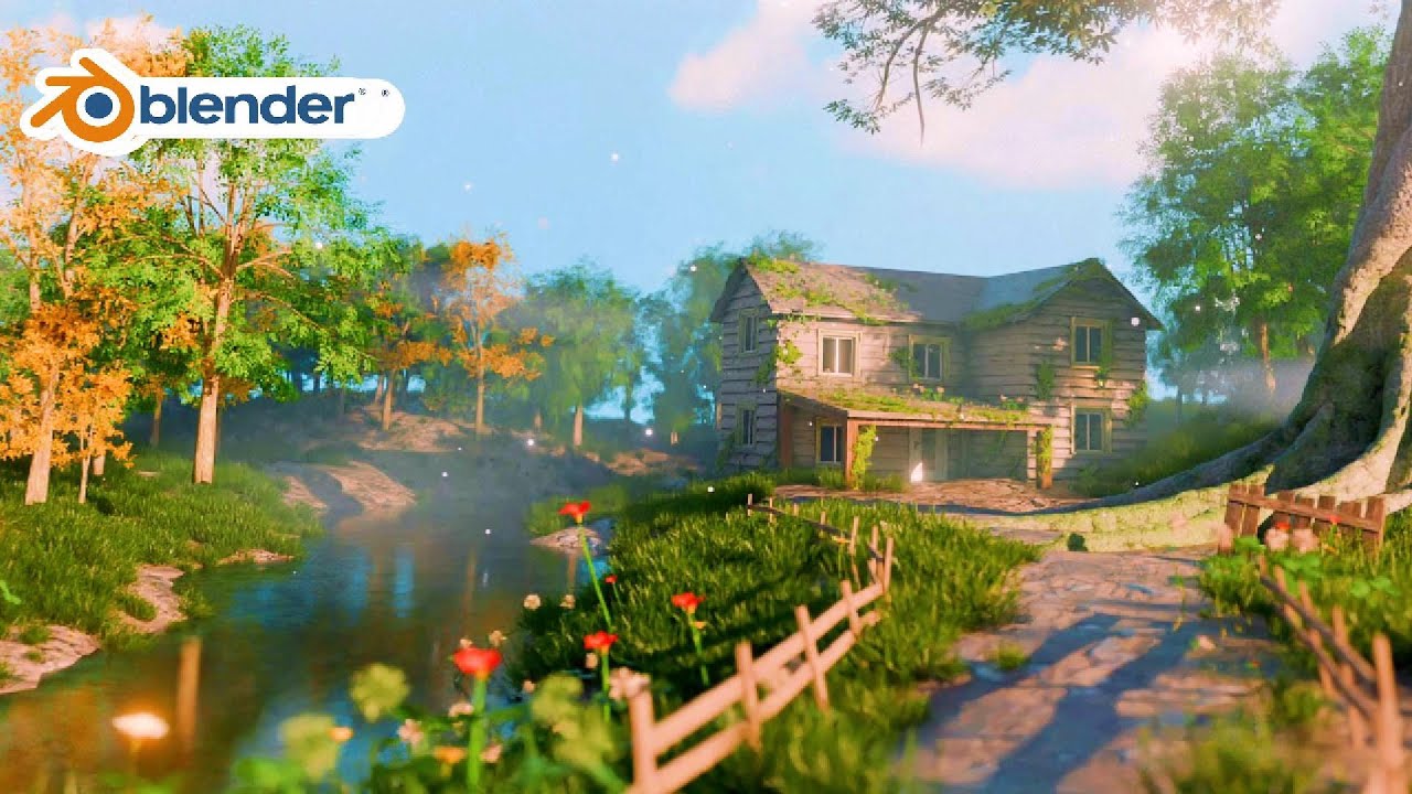 Creating Beautiful Environment Short Animation in Blender 4.2 ...