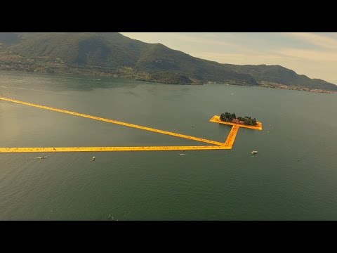The Floating Piers by Christo & Jeanne-Claude