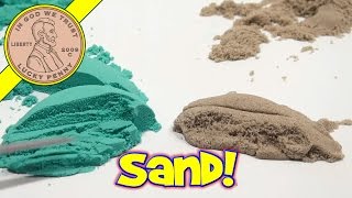 Comparing Moon Sand to Brookstone Sand - Time To Play!