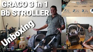 UNBOXING GRACO MODES PRAMETTE 3 in 1 TRAVEL SYSTEM w/ SNUGRIDE 'SNUGLOCK'35 #graco  #unboxing