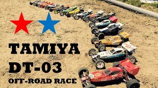 TAMIYA DT-03 OFFROAD RACE　タミヤネオマイティフロッグ胸熱ワンオフメイキングレース