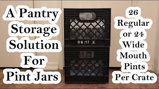 A Pantry Storage Solution for Pint Jars