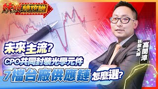 【妖股特攻隊】未來主流?CPO共同封裝光學元件7檔台廠供應鏈怎麼選?2023.0711 妖股大師 高閔漳