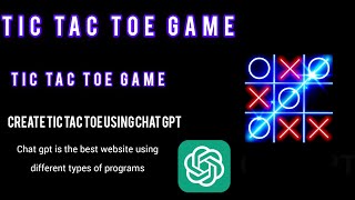 Create GUI Tic Tac Toe Game using Chat gpt screenshot 4