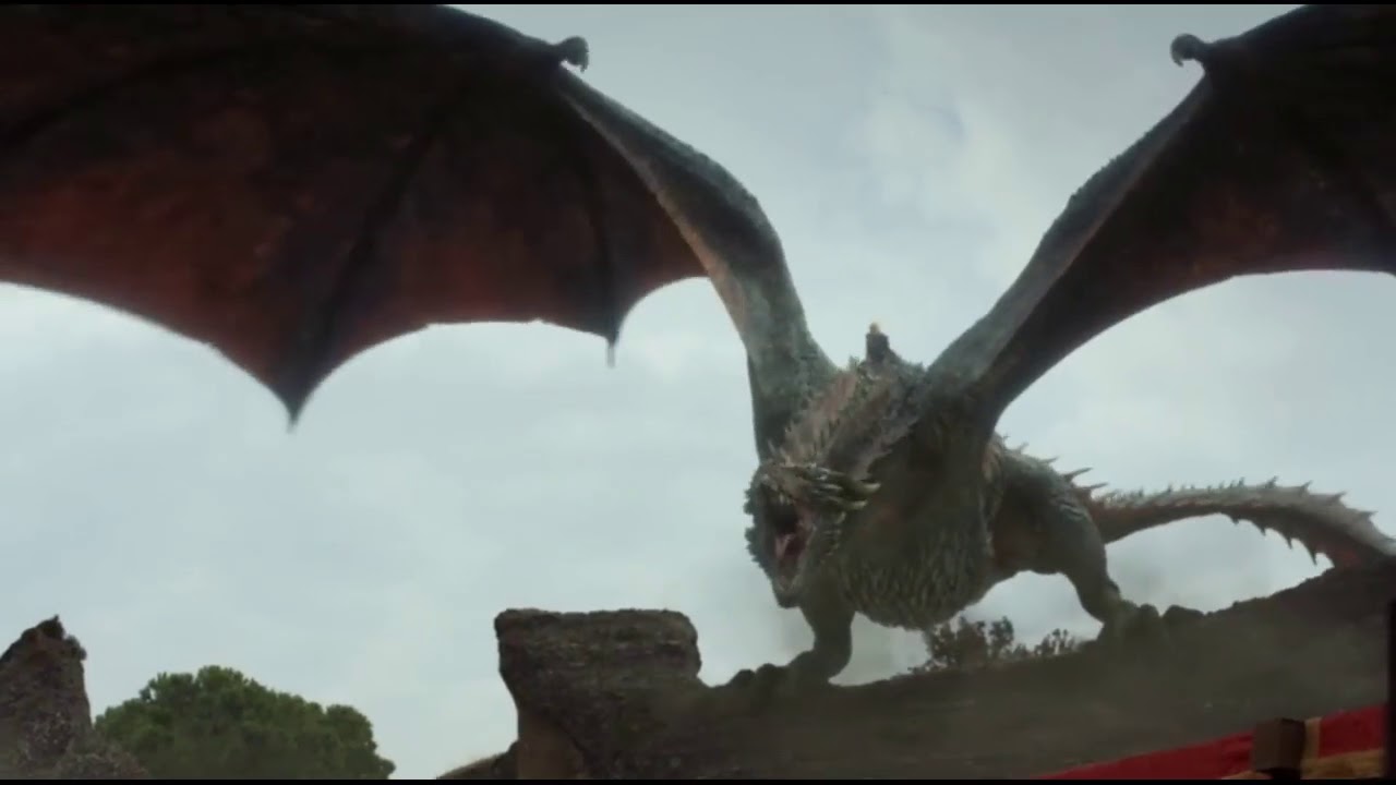 Игра престолов - Дейнерис прилетела на переговоры с Серсеей - YouTube