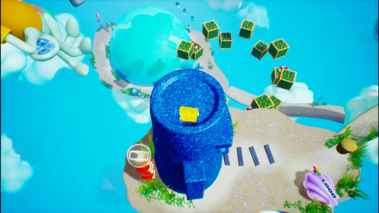 Spongebob Battle for Bikini Bottom Rehydrated Trickshot With Bubble