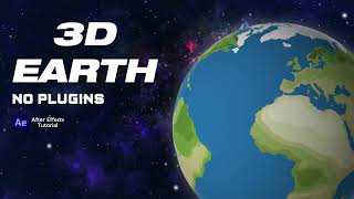Creating a 3D Earth Animation in After Effects | Step-by-Step Tutorial | Triology Studio