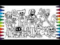 Poppy Playtime Chapter 3 Coloring Pages | How To Color All New Bosses and Monsters | NCS Music #654