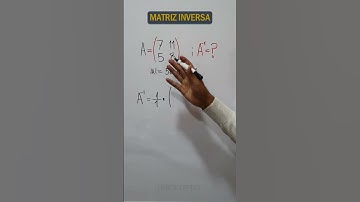 Inversa de una matriz 2x2 #algebra