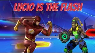 LUCIO IS THE FLASH?-Lucio Ball Funny Custom Moments