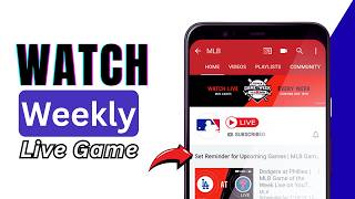 How to Watch MLB Game of the Week Live on YouTube 2026 screenshot 4