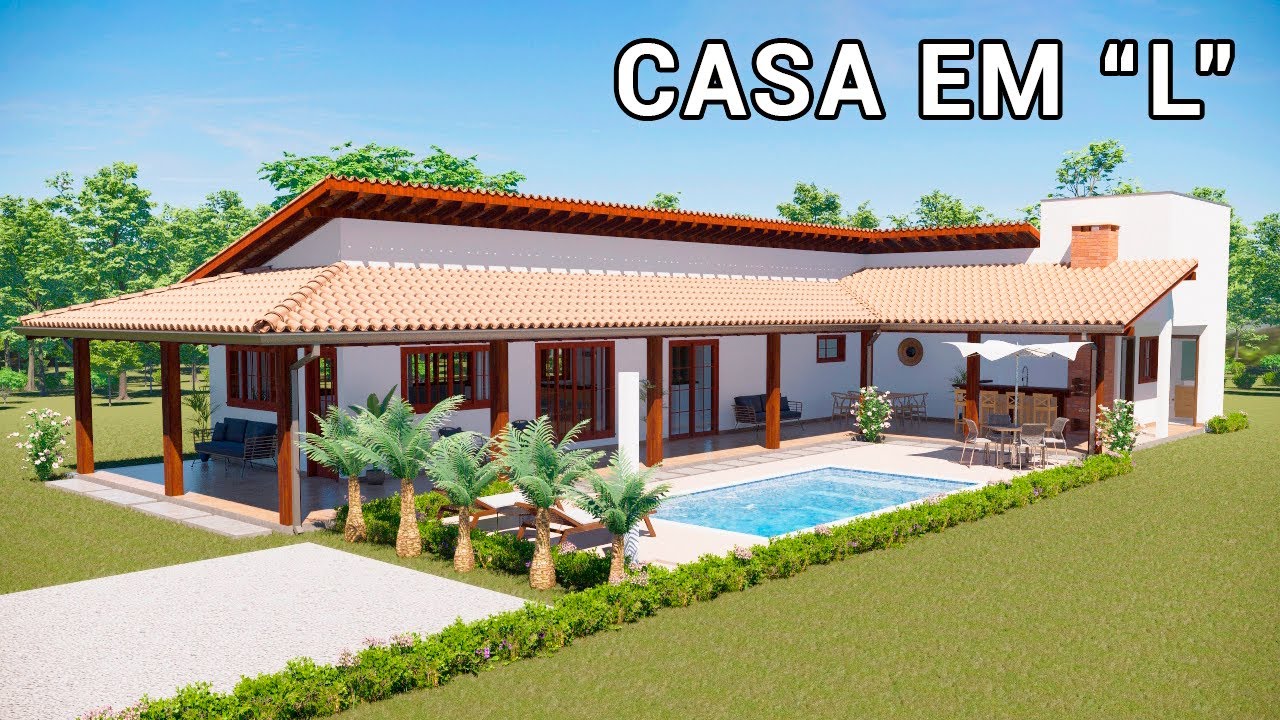 Casa de Campo em L | P17