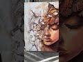Fading Thoughts – The Weight of Memory   #aestheticvideo #acrylicpainting #contemporaryart #painting