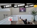 5 min abs workout pilates abs workout for toned belly