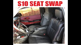 Chevy S10 Seat swap