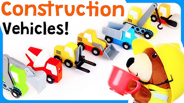 Excavator and Dump Truck Videos for Toddlers & Babies - Preschool Learning Videos