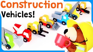 Excavator and Dump Truck Videos for Toddlers & Babies - Preschool Learning Videos