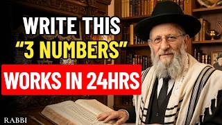 Write These 3 NUMBERS on Your Wallet Jewish Money Code That Works in 24 Hours |Rabbi