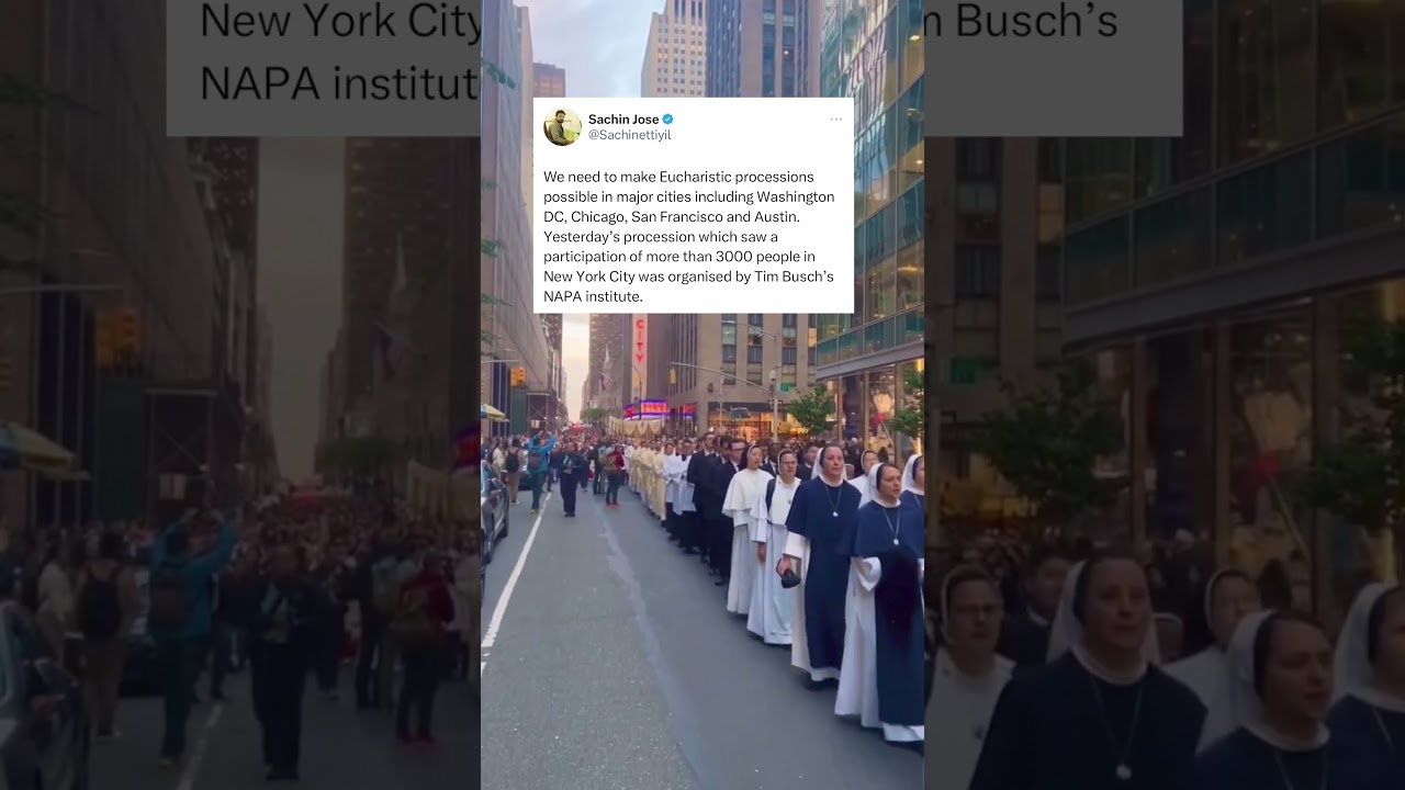 Catholic Procession Takes Over NYC