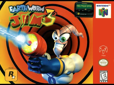 Прхождение Earthworm Jim 3D (N64) (4K) Часть 1