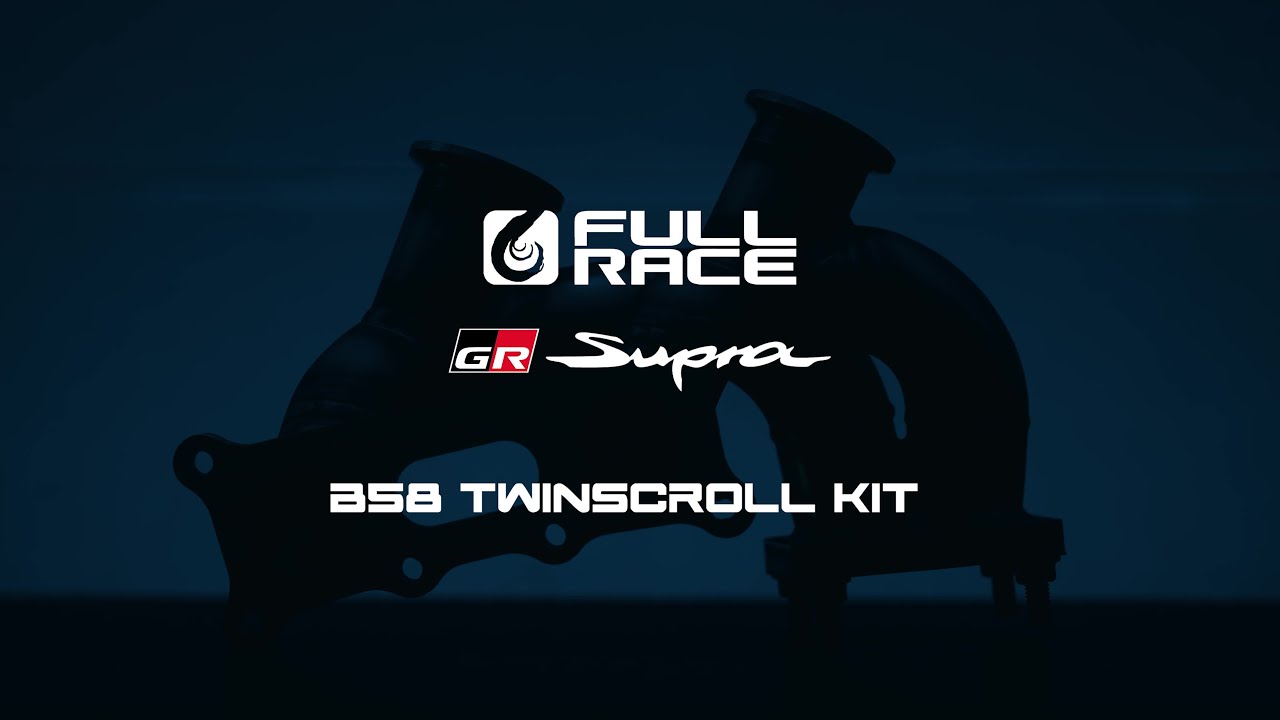 Full-Race 2020+ Toyota Supra B58 A90 Top Mount Twin Scroll Dual EWG Turbo Kit