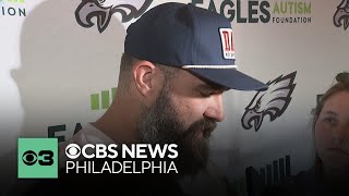 Jason Kelce bartends at Sea Isle City's Ocean Drive to benefit Eagles Autism Foundation
